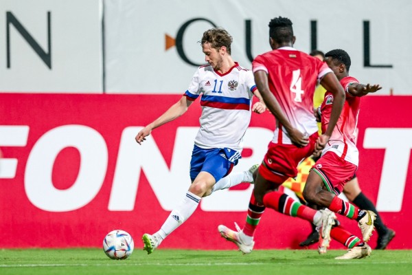 Сборная России сыграла вничью с Кенией