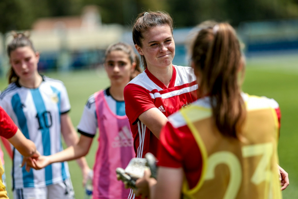 Женская молодёжная сборная России обыграла Аргентину
