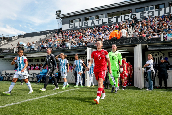 Женская сборная России сыграла вничью с Аргентиной