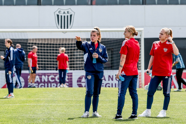 Женская сборная России сыграла вничью с Аргентиной