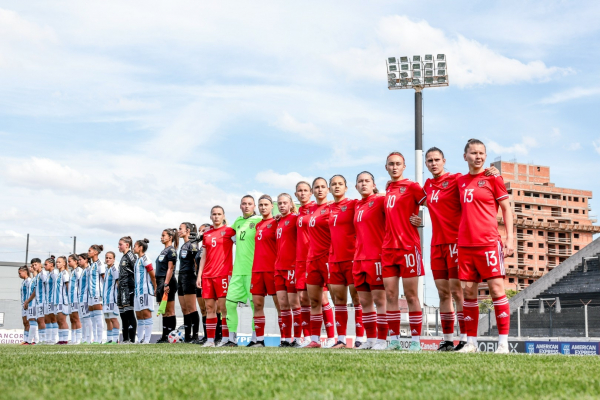 Женская сборная России сыграла вничью с Аргентиной