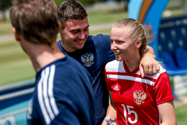 Женская молодёжная сборная России обыграла Аргентину