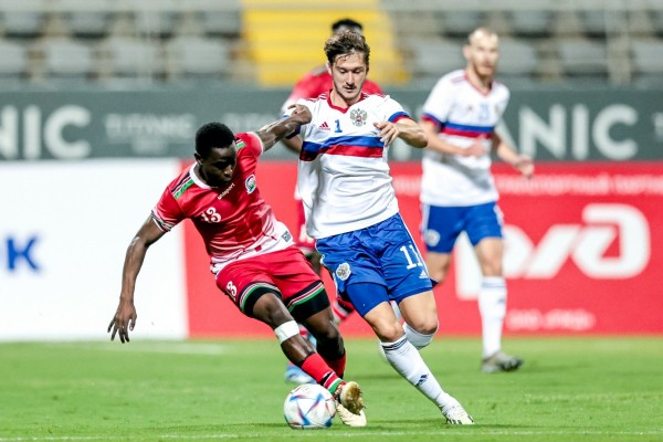 Сборная России сыграла вничью с Кенией