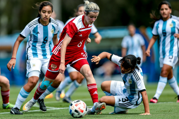 Женская молодёжная сборная России обыграла Аргентину