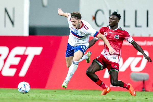 Сборная России сыграла вничью с Кенией