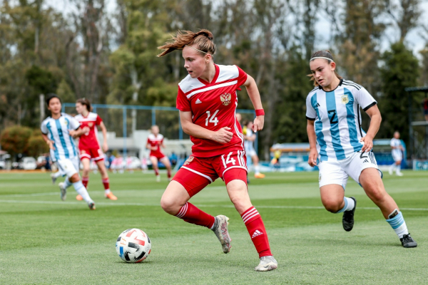 Женская молодёжная сборная России обыграла Аргентину