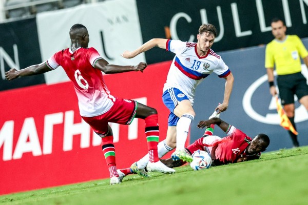 Сборная России сыграла вничью с Кенией