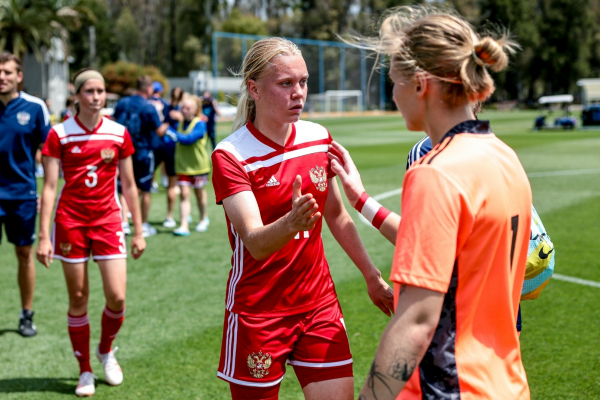 Женская молодёжная сборная России обыграла Аргентину