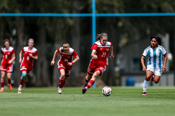 Женская молодёжная сборная России обыграла Аргентину