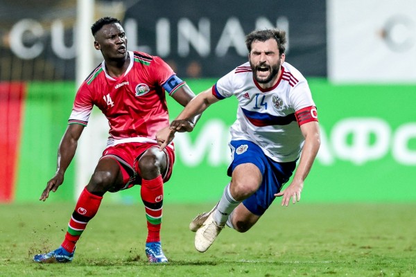 Сборная России сыграла вничью с Кенией