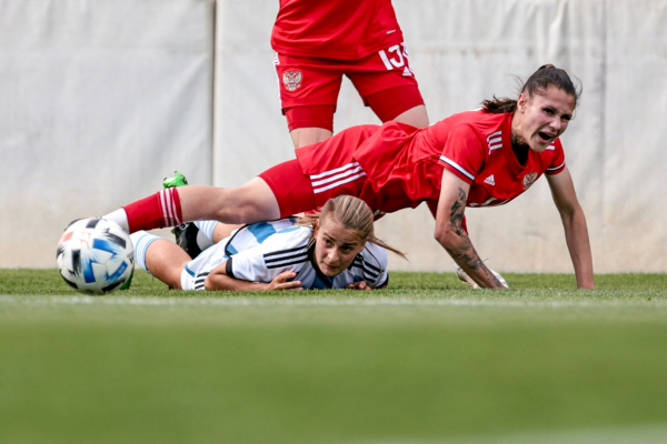 Женская сборная России сыграла вничью с Аргентиной