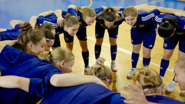 Женская юниорская сборная России по мини-футболу начала УТС