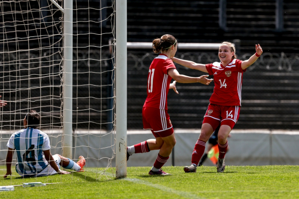 Женская молодёжная сборная России разгромила Аргентину