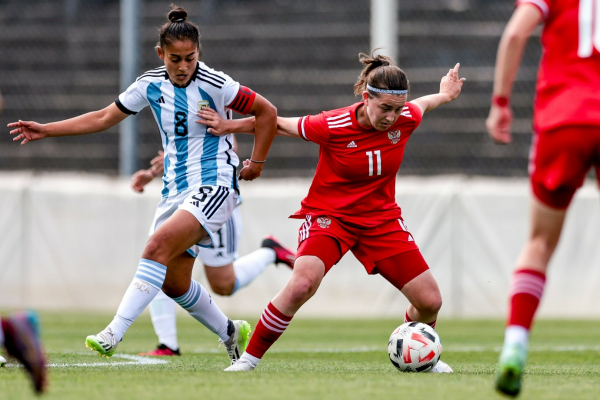 Женская сборная России сыграла вничью с Аргентиной