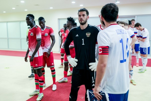 Сборная России сыграла вничью с Кенией