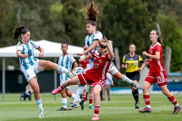 Женская молодёжная сборная России обыграла Аргентину