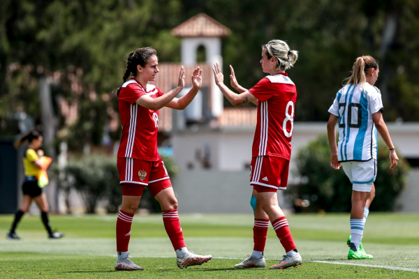 Женская молодёжная сборная России обыграла Аргентину