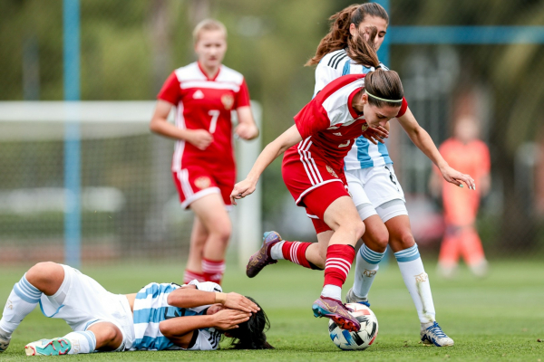 Женская молодёжная сборная России обыграла Аргентину