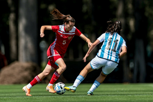 Женская молодёжная сборная России обыграла Аргентину