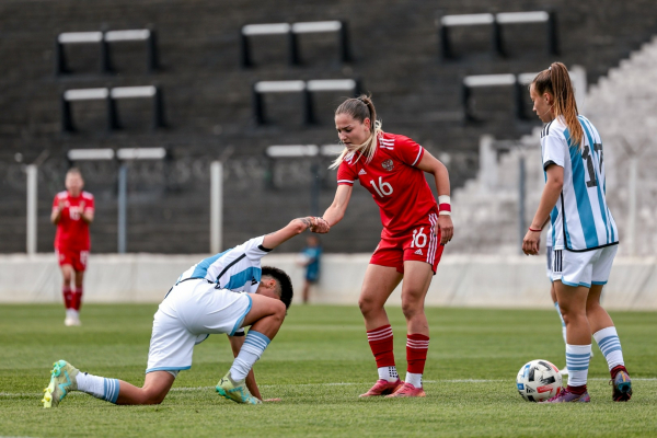 Женская сборная России сыграла вничью с Аргентиной