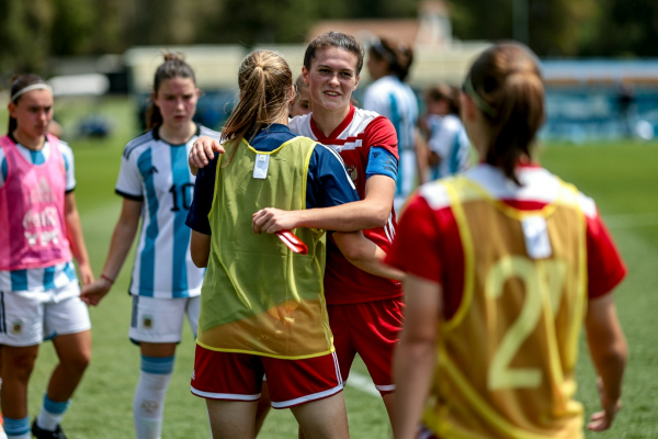 Женская молодёжная сборная России обыграла Аргентину