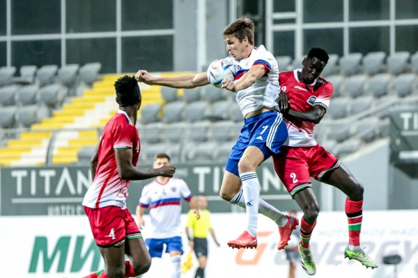 Сборная России сыграла вничью с Кенией