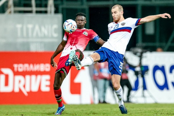 Сборная России сыграла вничью с Кенией