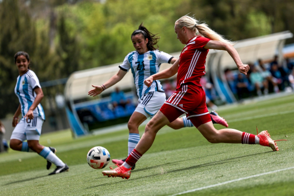 Женская молодёжная сборная России обыграла Аргентину