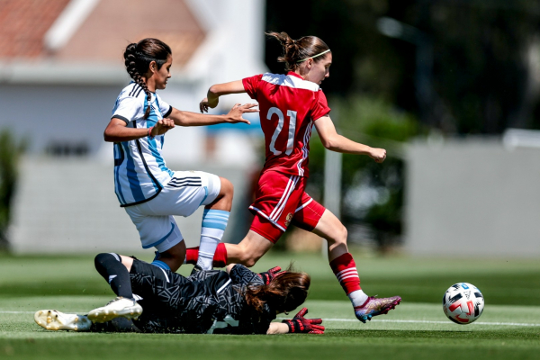 Женская молодёжная сборная России обыграла Аргентину