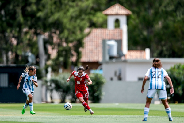 Женская молодёжная сборная России обыграла Аргентину