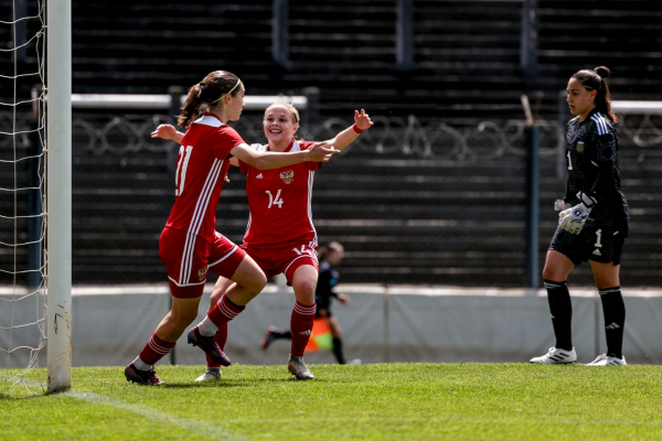 Женская молодёжная сборная России разгромила Аргентину