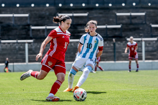Женская молодёжная сборная России разгромила Аргентину