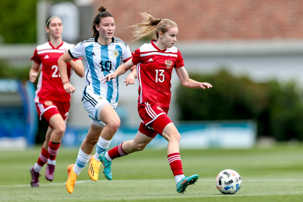 Женская молодёжная сборная России обыграла Аргентину