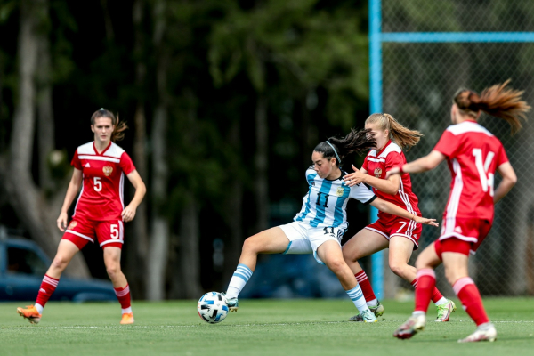 Женская молодёжная сборная России обыграла Аргентину