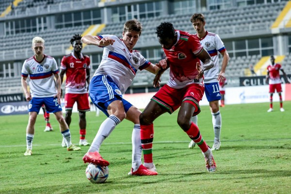 Сборная России сыграла вничью с Кенией