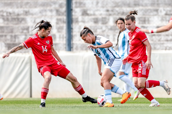Женская сборная России сыграла вничью с Аргентиной