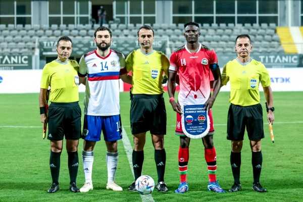 Сборная России сыграла вничью с Кенией