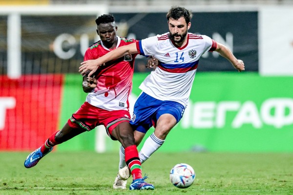 Сборная России сыграла вничью с Кенией