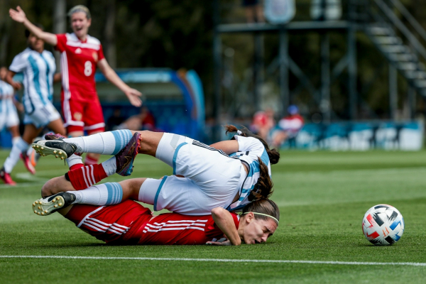 Женская молодёжная сборная России обыграла Аргентину