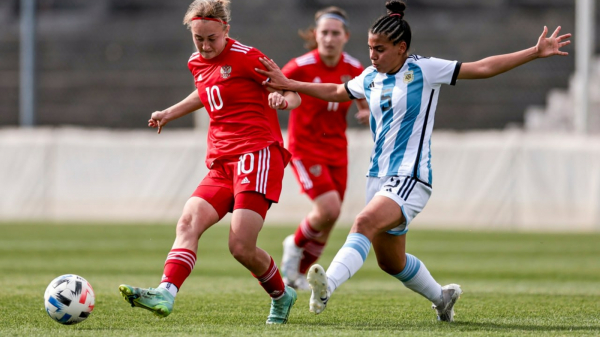 Женская сборная России сыграла вничью с Аргентиной
