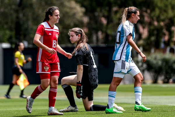 Женская молодёжная сборная России обыграла Аргентину