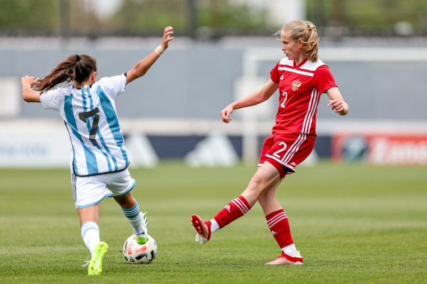 Женская молодёжная сборная России разгромила Аргентину