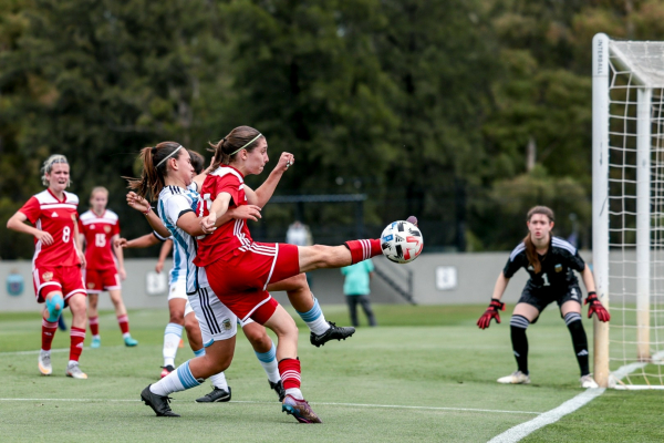 Женская молодёжная сборная России обыграла Аргентину