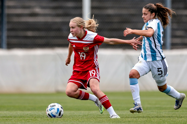 Женская молодёжная сборная России разгромила Аргентину