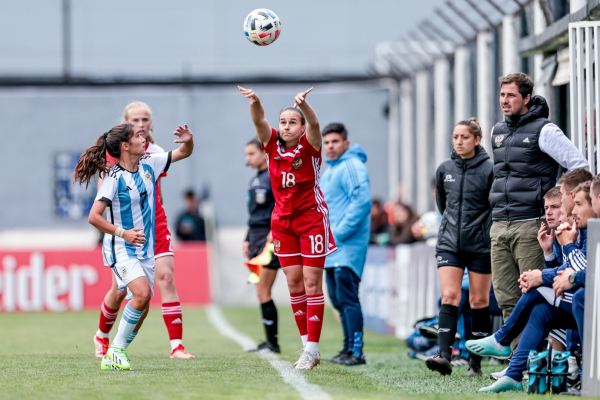 Женская молодёжная сборная России разгромила Аргентину