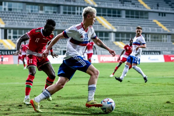 Сборная России сыграла вничью с Кенией