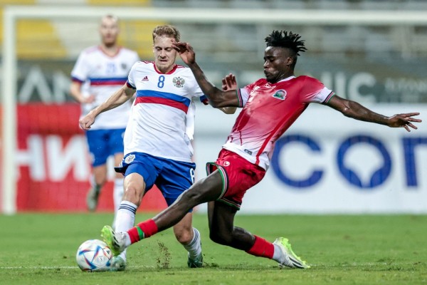 Сборная России сыграла вничью с Кенией
