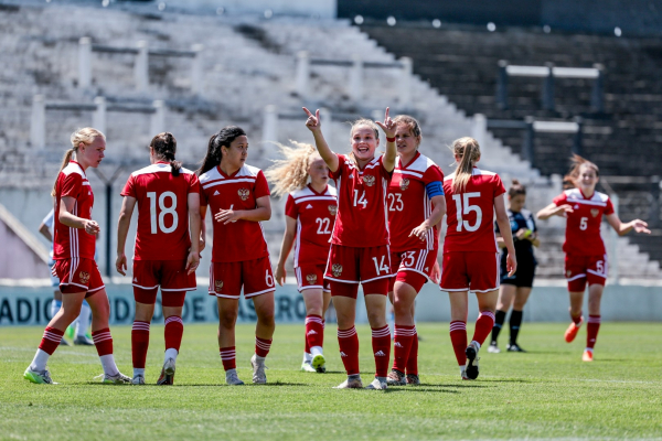 Женская молодёжная сборная России разгромила Аргентину