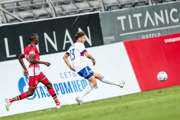 Сборная России сыграла вничью с Кенией