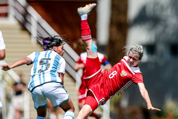 Женская молодёжная сборная России обыграла Аргентину